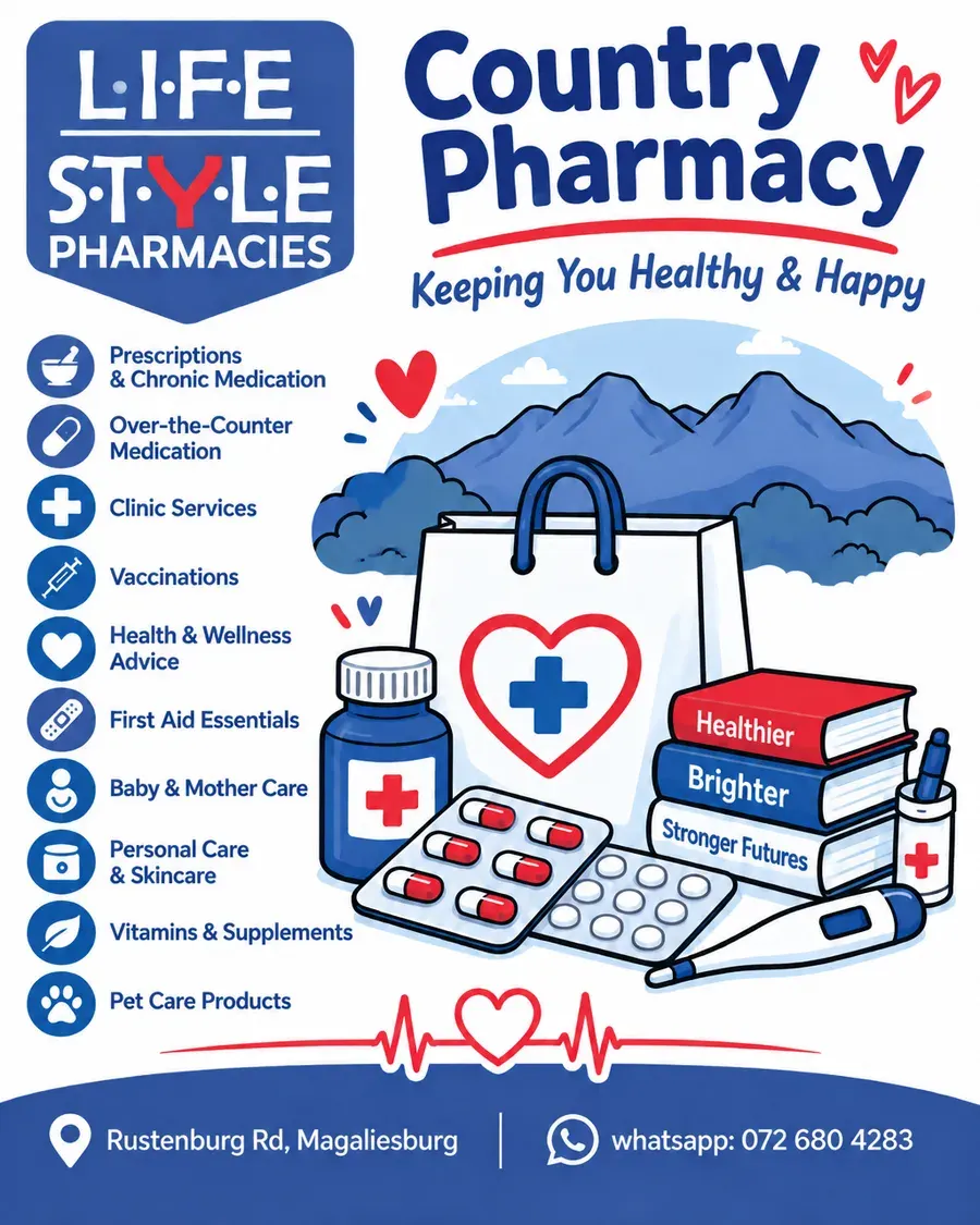 Yearbook ad by Moteef for Country Pharmacy